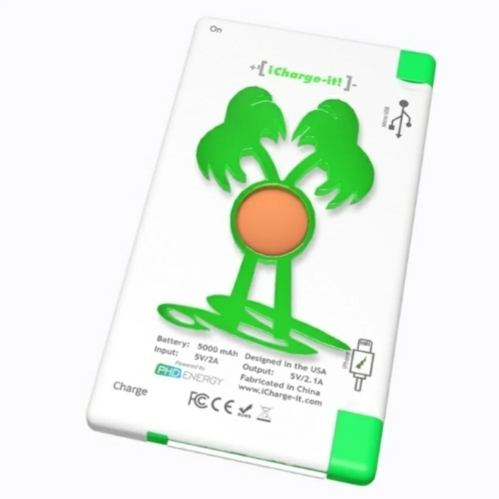 Power Bank With Palm Charm iPhone Android Cell Phone Tablet